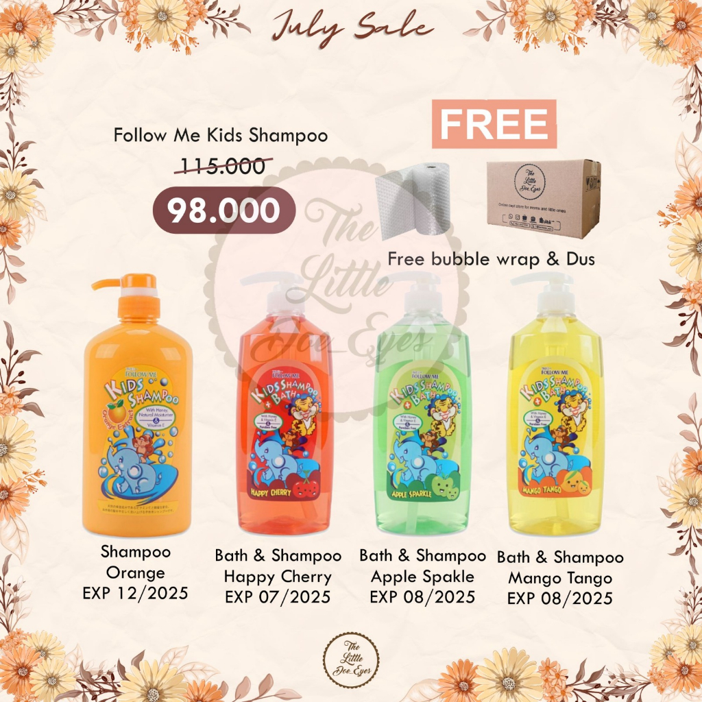 [READY] Follow Me Kids Shampoo and Bath EXP 2025