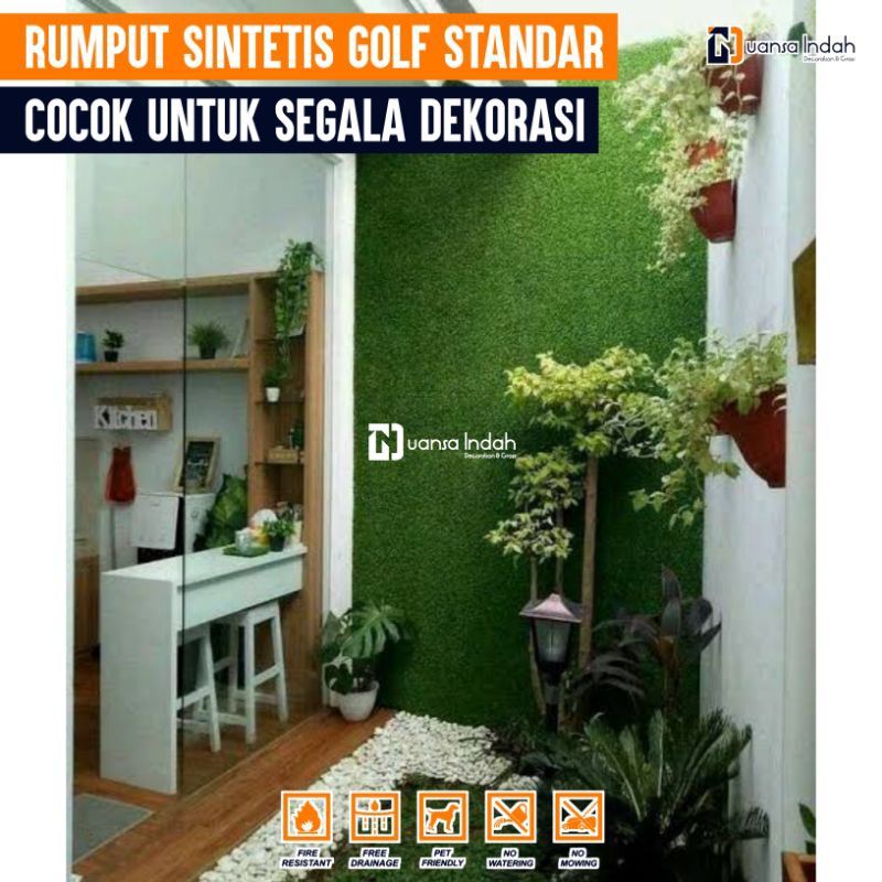 RUMPUT SINTETIS GOLF STANDAR UKURAN 150x300 CM