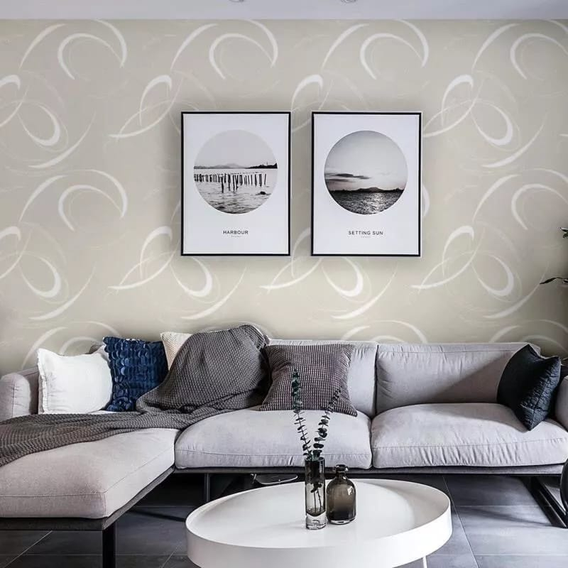 WALLPAPER MODERN /WALLPAER DINDING KUALITAS MOTIF SABIT VARIASI WARNA