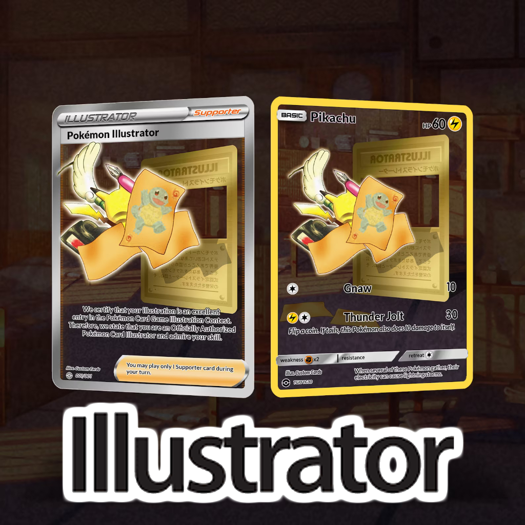 KARTU POKEMON TCG HOLOGRAM SPECIAL ILLUSTRATOR PIKACHU