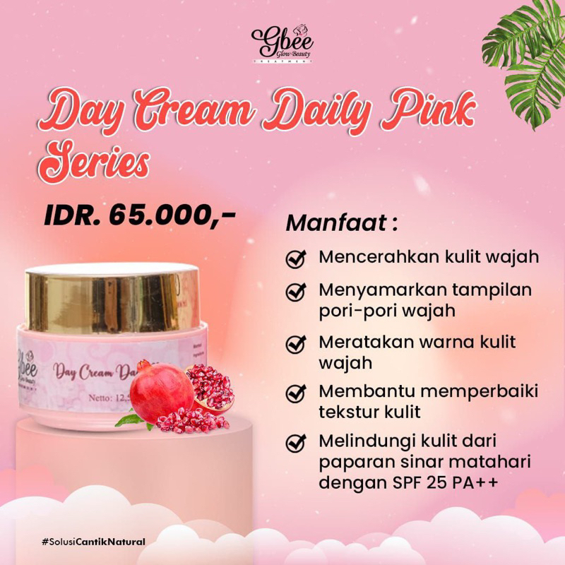 (Bisa COD)PAKET PINK ACNE GBEE GLOWBEAUTY