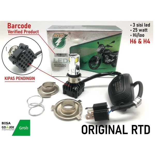 LAMPU LED RTD 6 SISI PUTIH DAN 3 SISI PUTIH