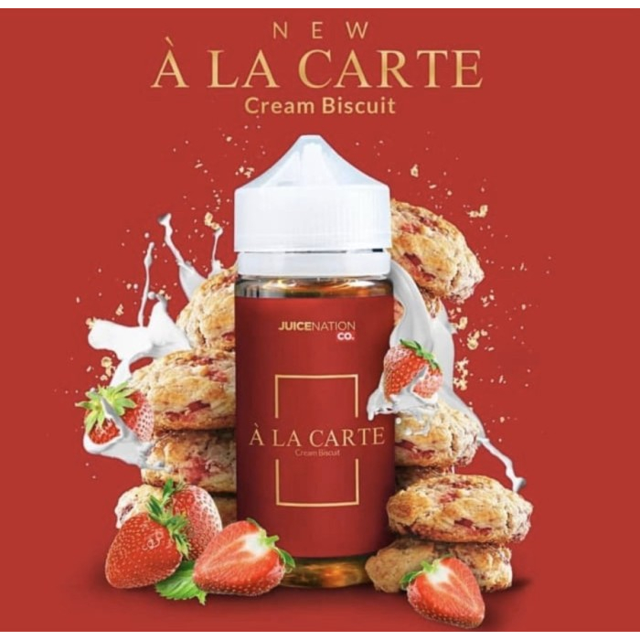 ALA CARTE CREAM BISCUIT 60ML A LA CARTE BY JUICE NATION ALACARTE