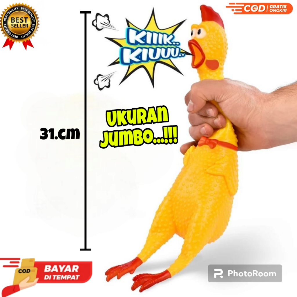Mainan Ayam Bunyi Teriak / Shrilling Screaming Chicken