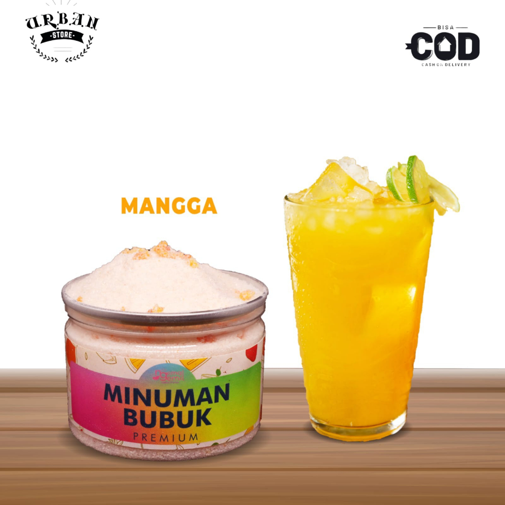 

Can - Bubuk Minuman Mangga Minuman Bubuk Mangga Powder Kualitas Premium