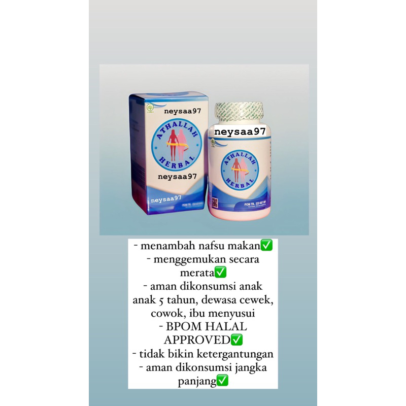 VITAMIN PENAMBAH BERAT BADAN ORIGINAL / OBAT GEMUK