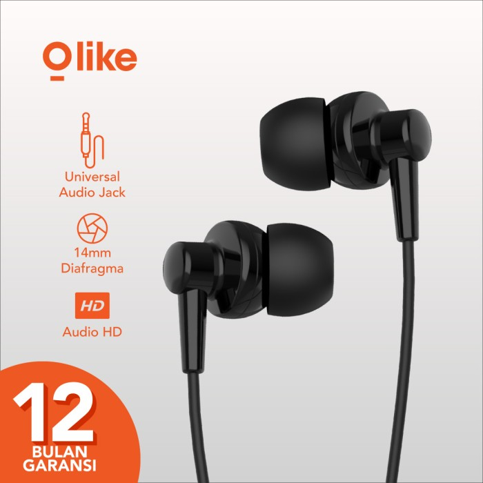 OLIKE Earphone Wired E11 | Headset Olike E11 Original | Earphone Olike E11 Murah