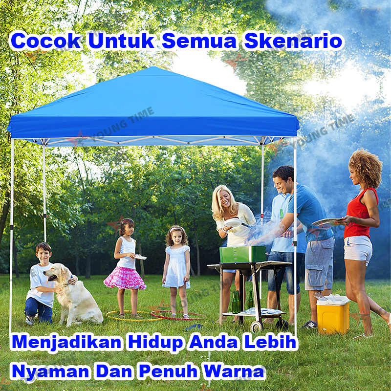 Tenda Lipat 2x2 Tenda Jualan Alat Olahraga Tenda Bazar  Outdoor Tenda Gazebo Pameran Dagang Beberapa Warna