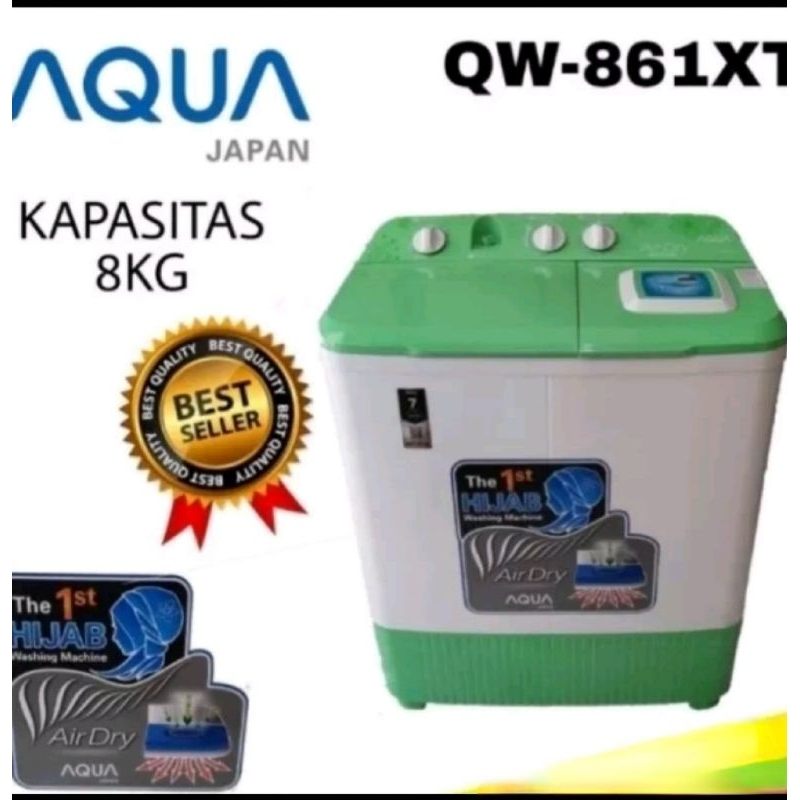 Mesin cuci Aqua QW861XT / 881XT 8kg