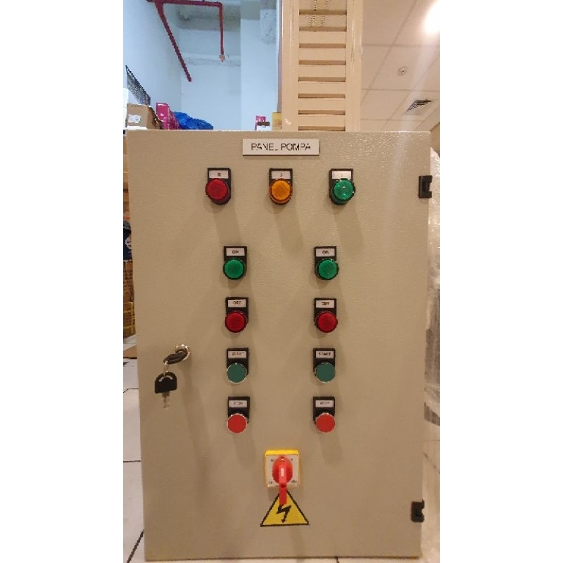 Panel pompa listrik DOL 3phase otomatis