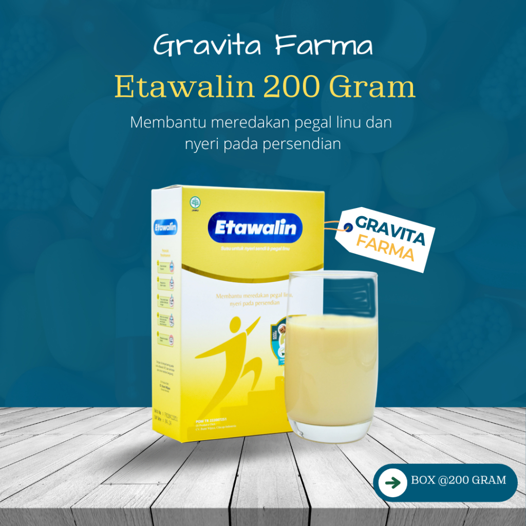 

Etawalin 200 Gram - Mengatasi Nyeri Sendi dan Pegal Linu