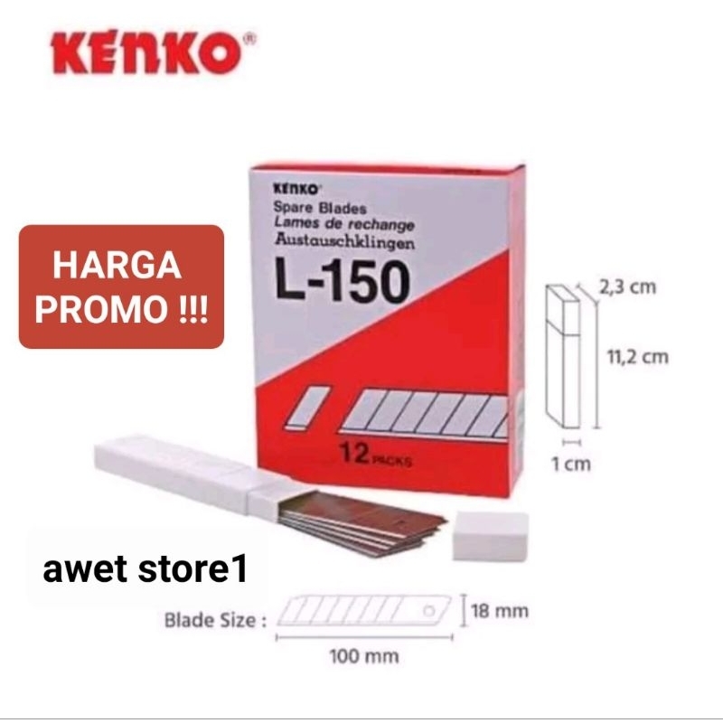 

Isi Cutter L150 KENKO (isi 12 tube)