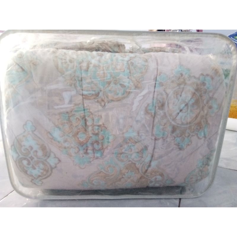 Sleep lite bed cover motif bunga ukuran 160x200