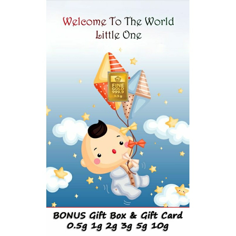 LM Emas Antam Hampers Welcome Baby Boy / Girl Gift Series Custom 01