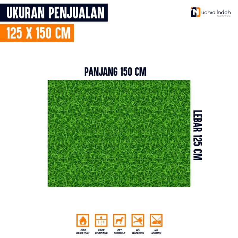 RUMPUT SINTETIS GOLF STANDAR UKURAN 125x150 CM