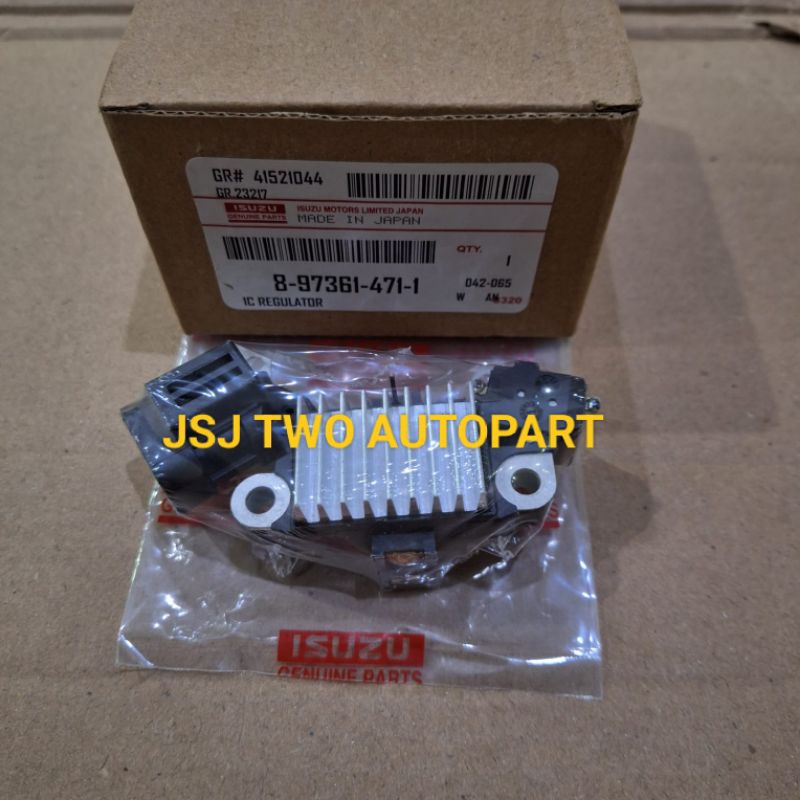 IC Regulator Alternator Dinamo Cas Isuzu Dmax 12Volt K2 Cocok Untuk Dmax 2006 Old