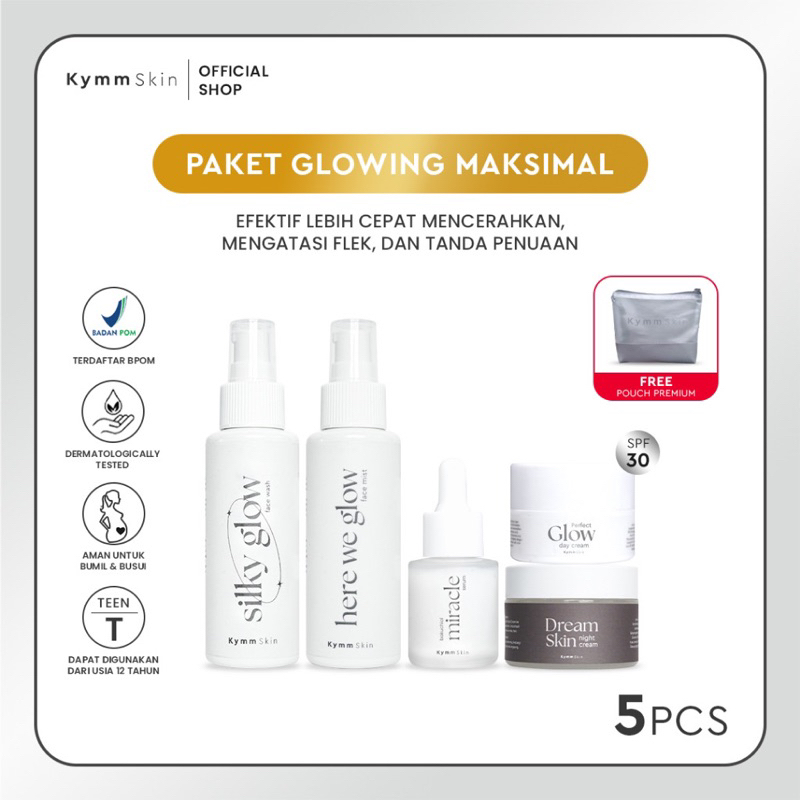 kimmy skincare paket glowing