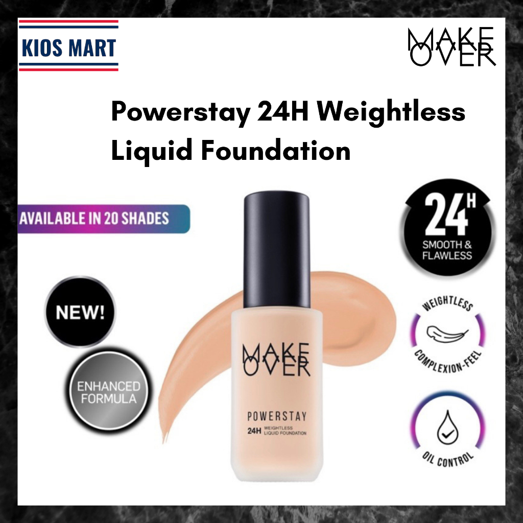 Make Over Powerstay 24H Weightless Liquid Foundation 40ml | Oil Control Foundation