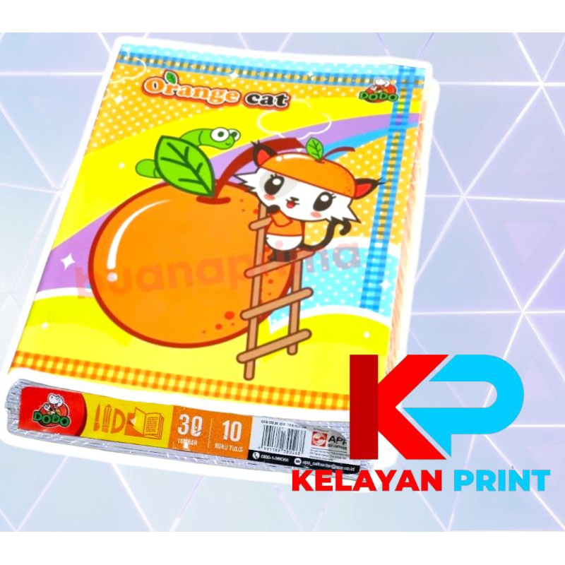 

BUKU TULIS DODO ISI 30 LEMBAR PER PACK (10 BUKU)