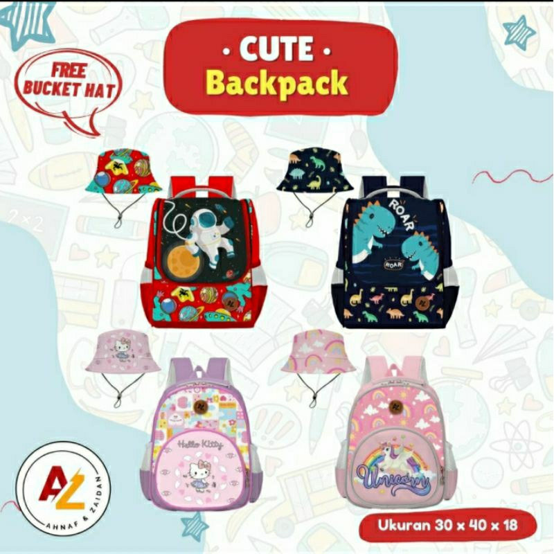 

Tas cute Backpack Ahnaf dan Zaidan