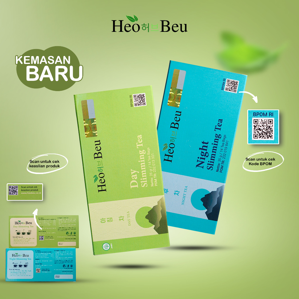 

RK12 Teh Heo Beu Heo Beu Tea Minuman Teh Pelangsing Original BPOM Heo Beu Sliming Tea Original Teh