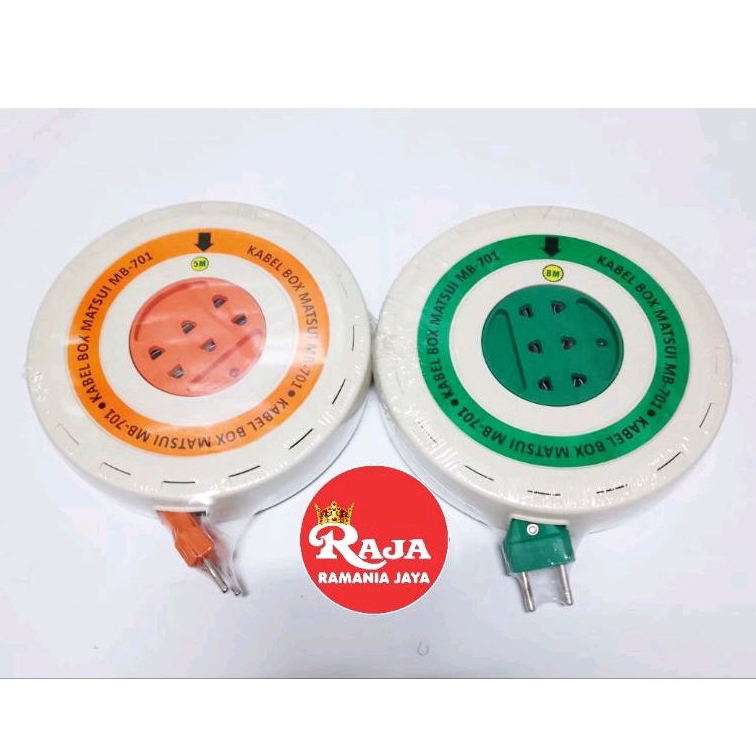 Kabel Box/Kabel Roll Berkualitas Matsui MB-701 Asli Pin Kuningan Kabel Tembaga 5 Meter/8 Meter/12 Meter