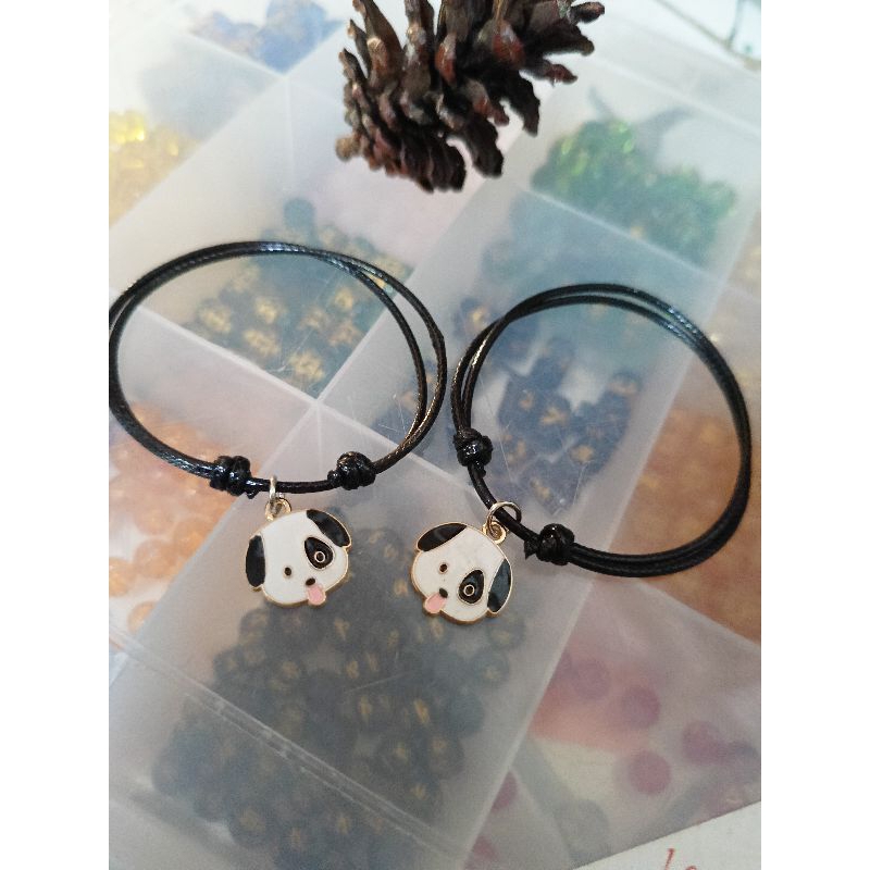 GELANG COUPLE MAGNET LIONTIN ANJING