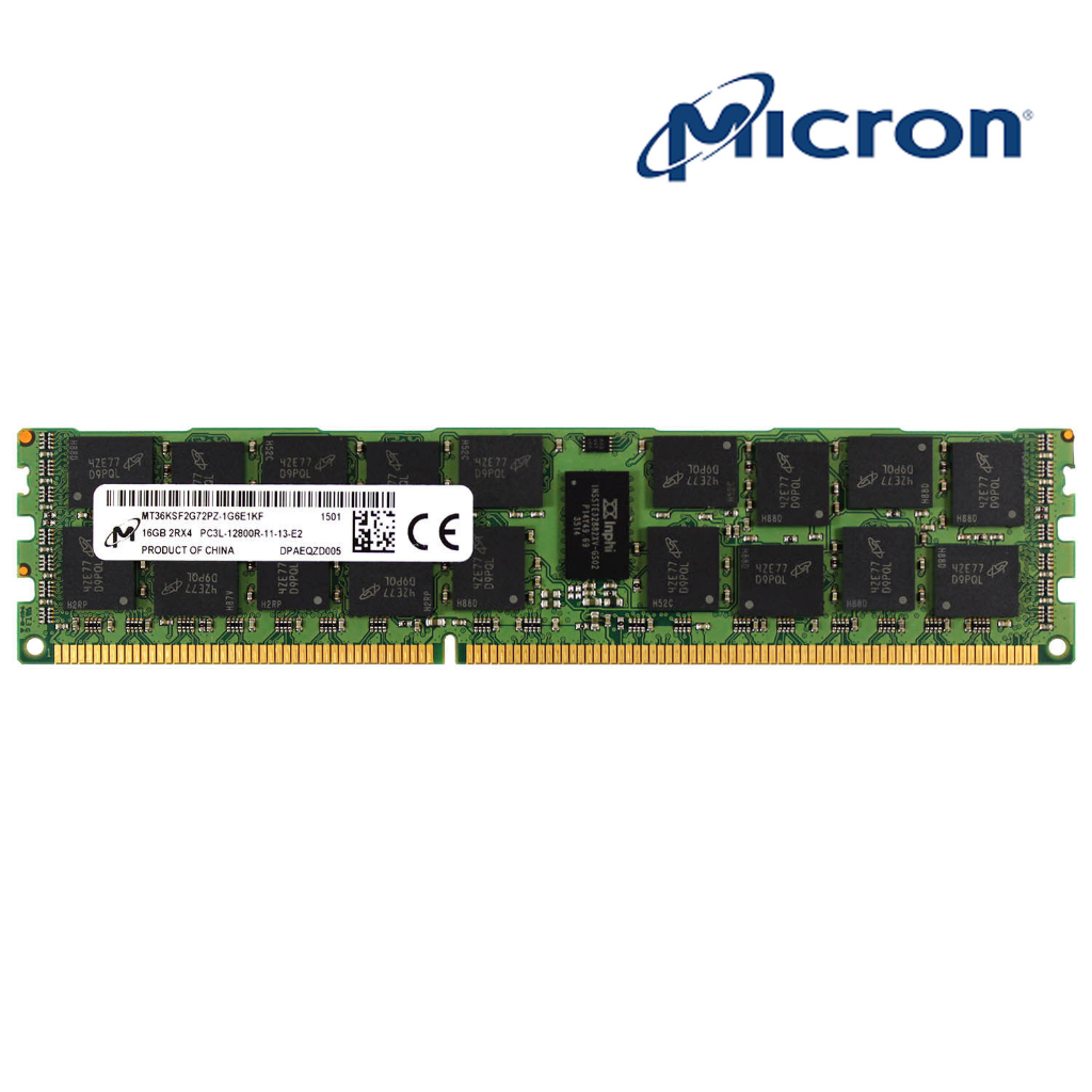 Memory RAM Server 16 GB 16GB DDR3 PC3-12800R Reg Micron