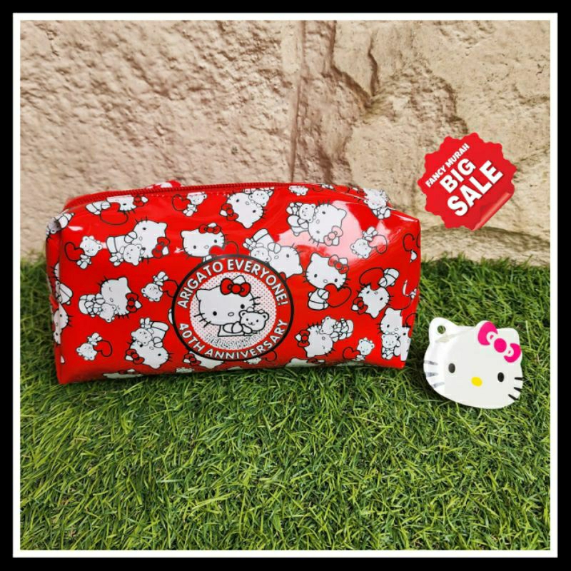

(SALE) KOTAK PENSIL / KOTAK SERBAGUNA / WADAH KOSMETIK HELLO KITTY IMPORT
