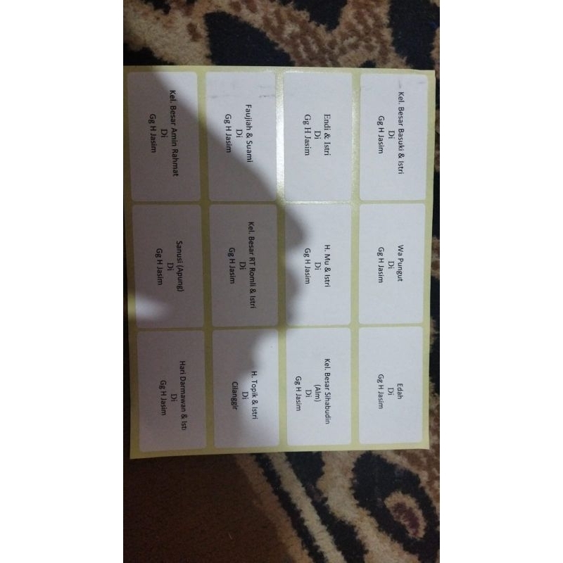 CETAK NAMA TAMU UNDANGAN