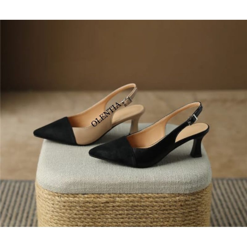 Sepatu Wanita Heels mules 7cm SAM 04