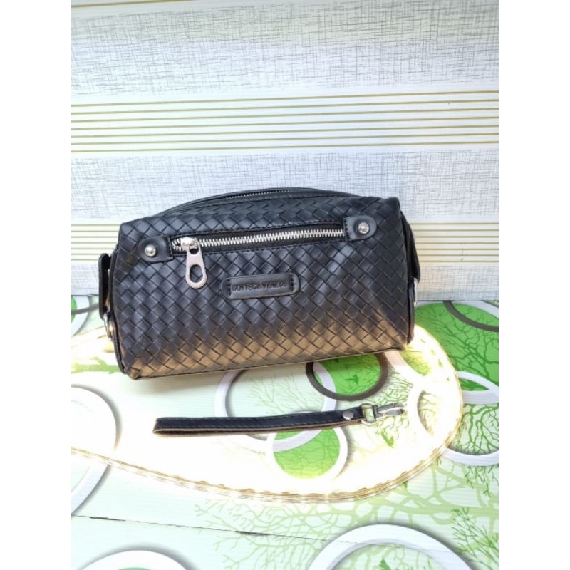 Pouch Bag Botega Handbag Tas Tangan Anyam Rajut Premium impor