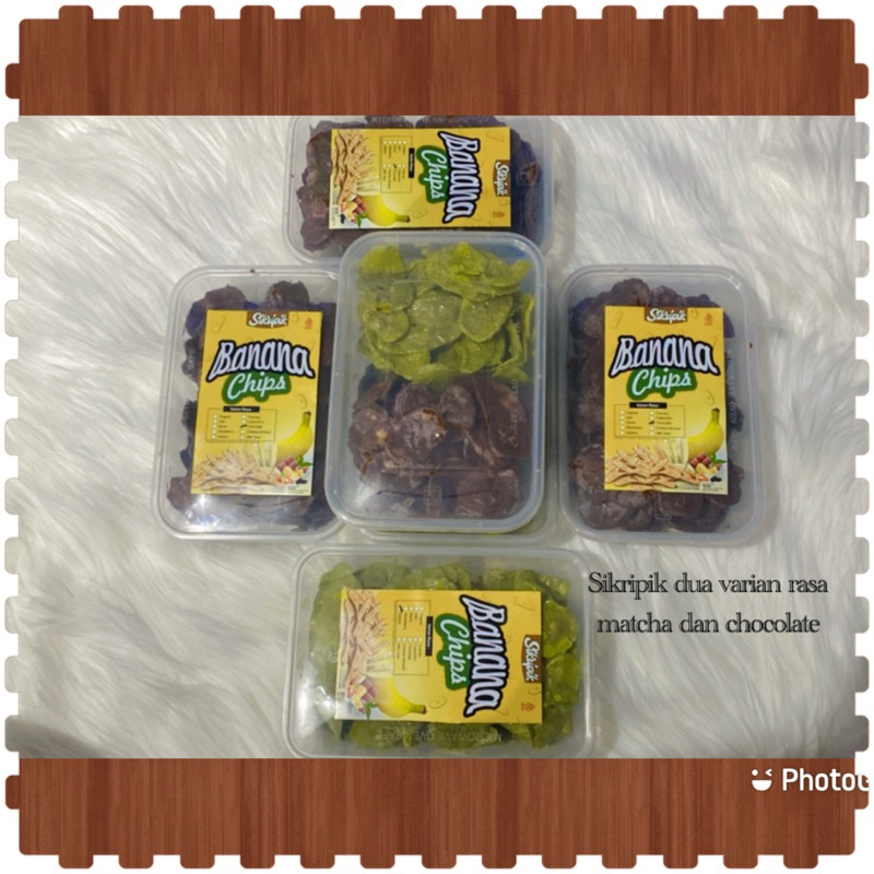 

Sikripik rasa Chocolate mix matcha