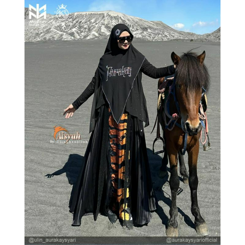 gamis set aisyah syari MMI by aurakay syari