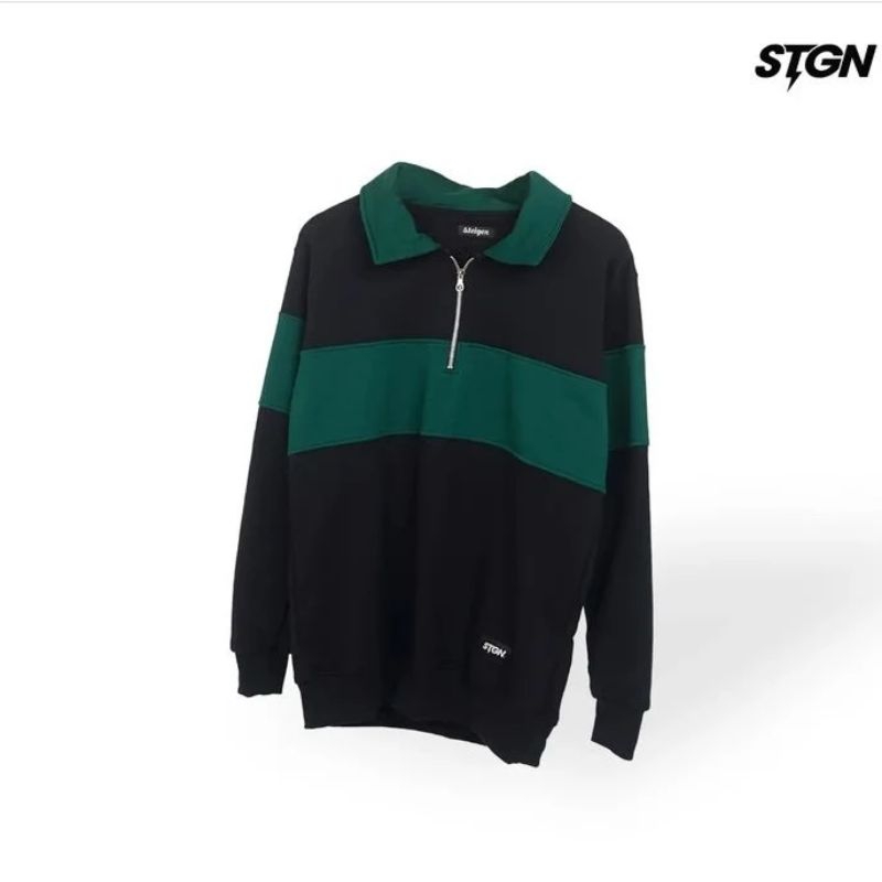 SWEATSHIRT 8 | RUGBY HALF ZIP