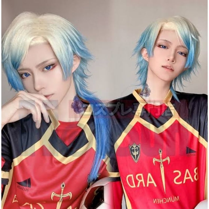 FULLSET COSPLAY Michael Kaiser blue lock DENGAN WIG