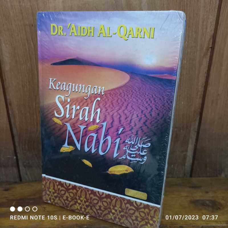 Buku agama Islam keagungan Sirah Nabi Muhammad Saw aidh Al Qarni hard cover segel