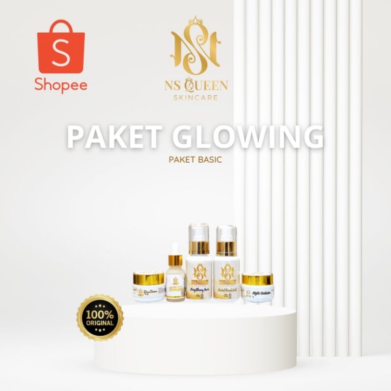 Skincare Ns Queen Paket basic Glowing Original Ns Queen Official