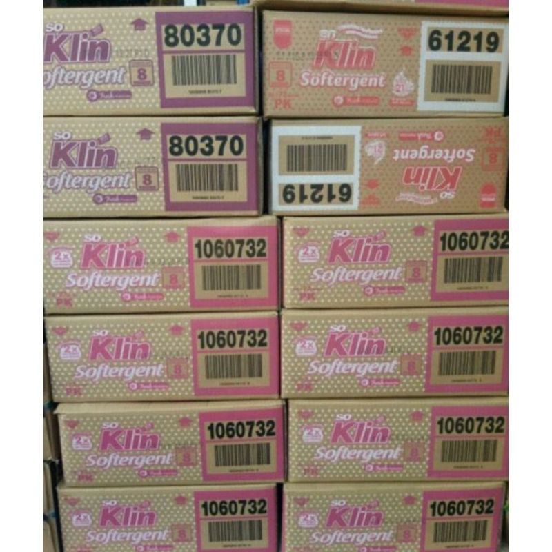 SoKlin deterjen bubuk sedus 72 sachet @41g
