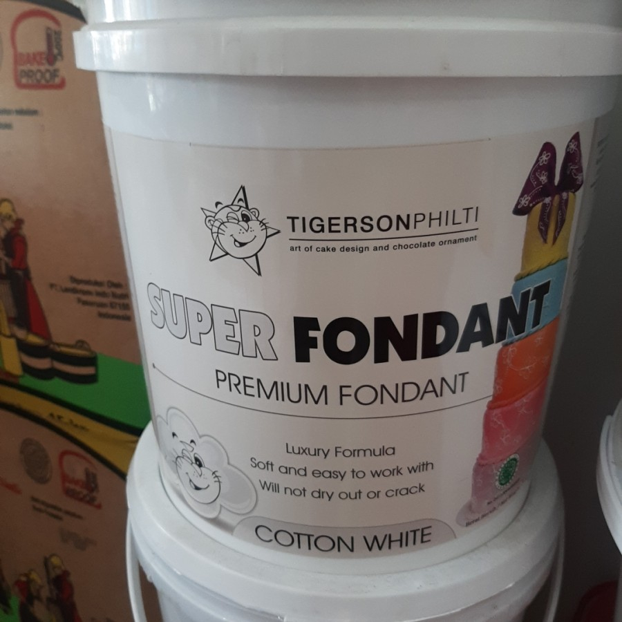 

Tigerson White Fondant Repack 500gr