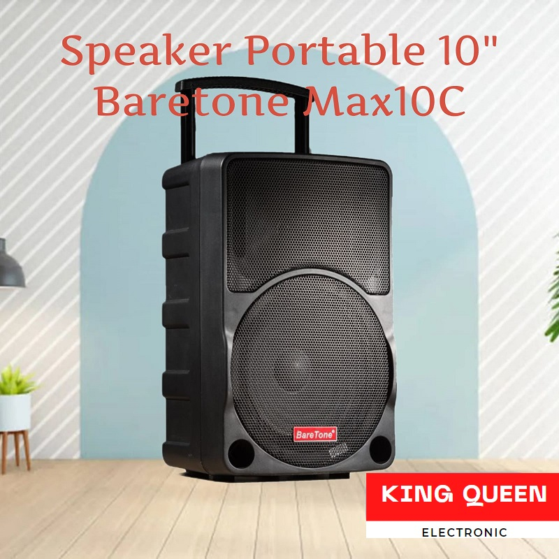 Speaker Portable 10" Baretone Max 10C