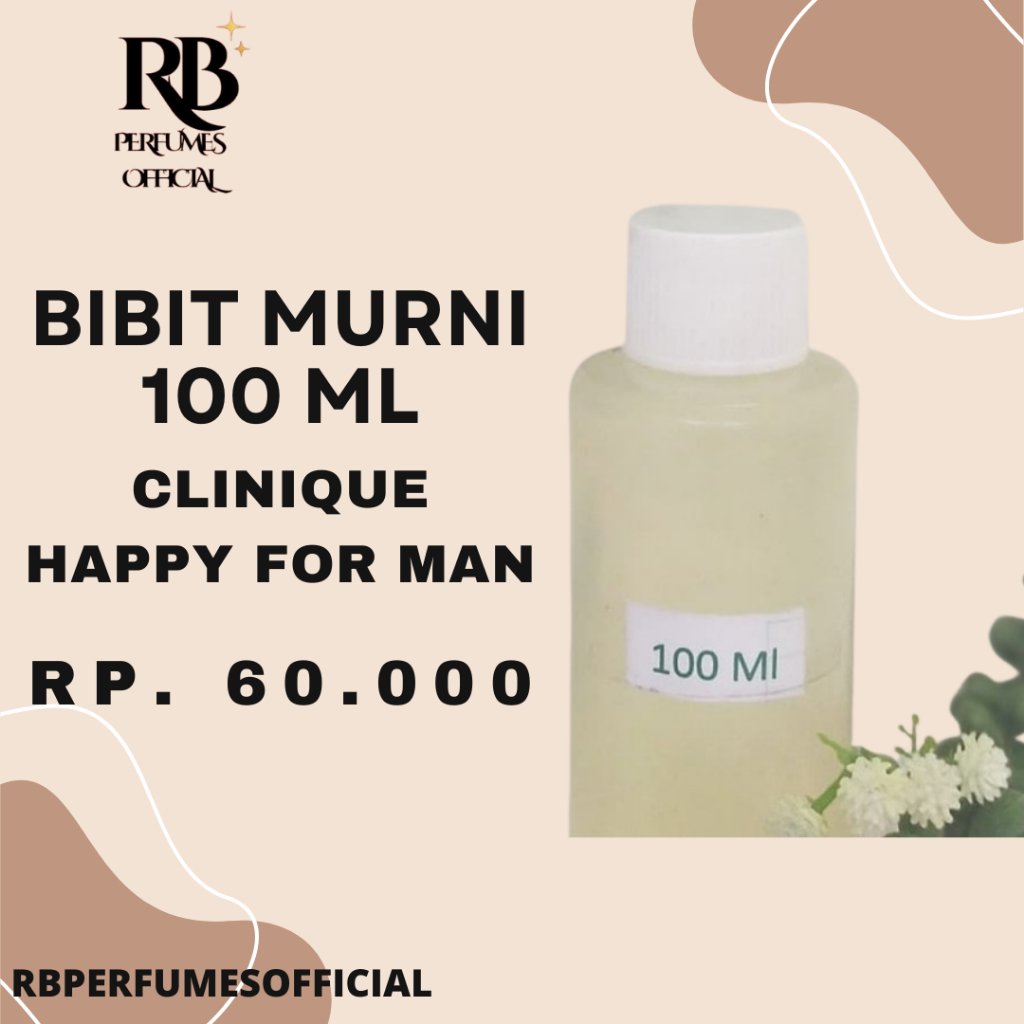 (100ML) BIBIT PARFUM CLINIQUE HAPPY FOR MAN BIANG PARFUM 100ML TERMURAH ORIGINAL 100% FULL BIBIT