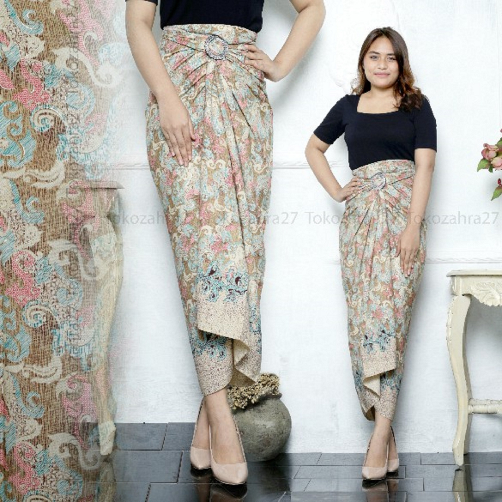 Rok Rempel Batik Pingang Karet MOTIF KLASIK