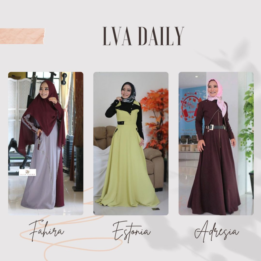 LVA Daily Gamis Pesta Sale Up To 30% - ORIGINAL