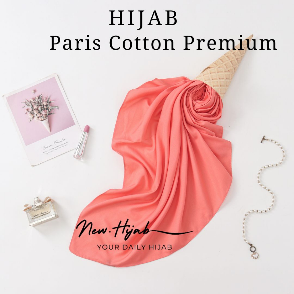 VOAL PARIS PREMIUM / HIJAB SEGI EMPAT PARIS PREMIUM  / JILBAB SEGIEMPAT PARIS UKURAN STANDAR / JILBAB  PARIS PREMIUM / KERUDUNG PARIS JAHITAN TEPI / UKURAN 110 X 110 CM