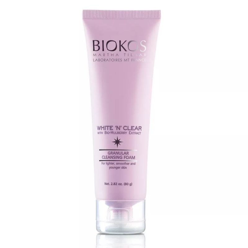 [80gr] Biokos White &amp; Clear Granular Cleansing Foam | Facial Wash