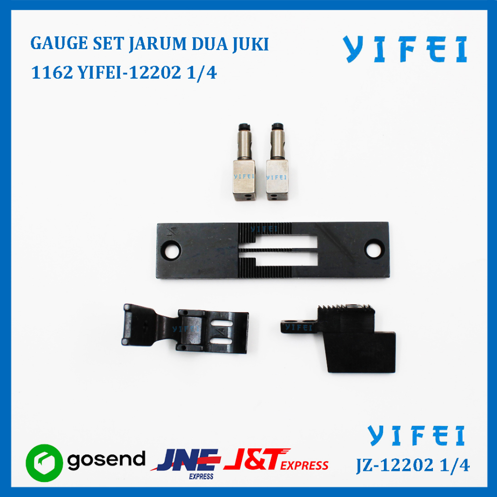 GAUGE SET JARUM DUA JUKI 1162 YIFEI-12202 1/4