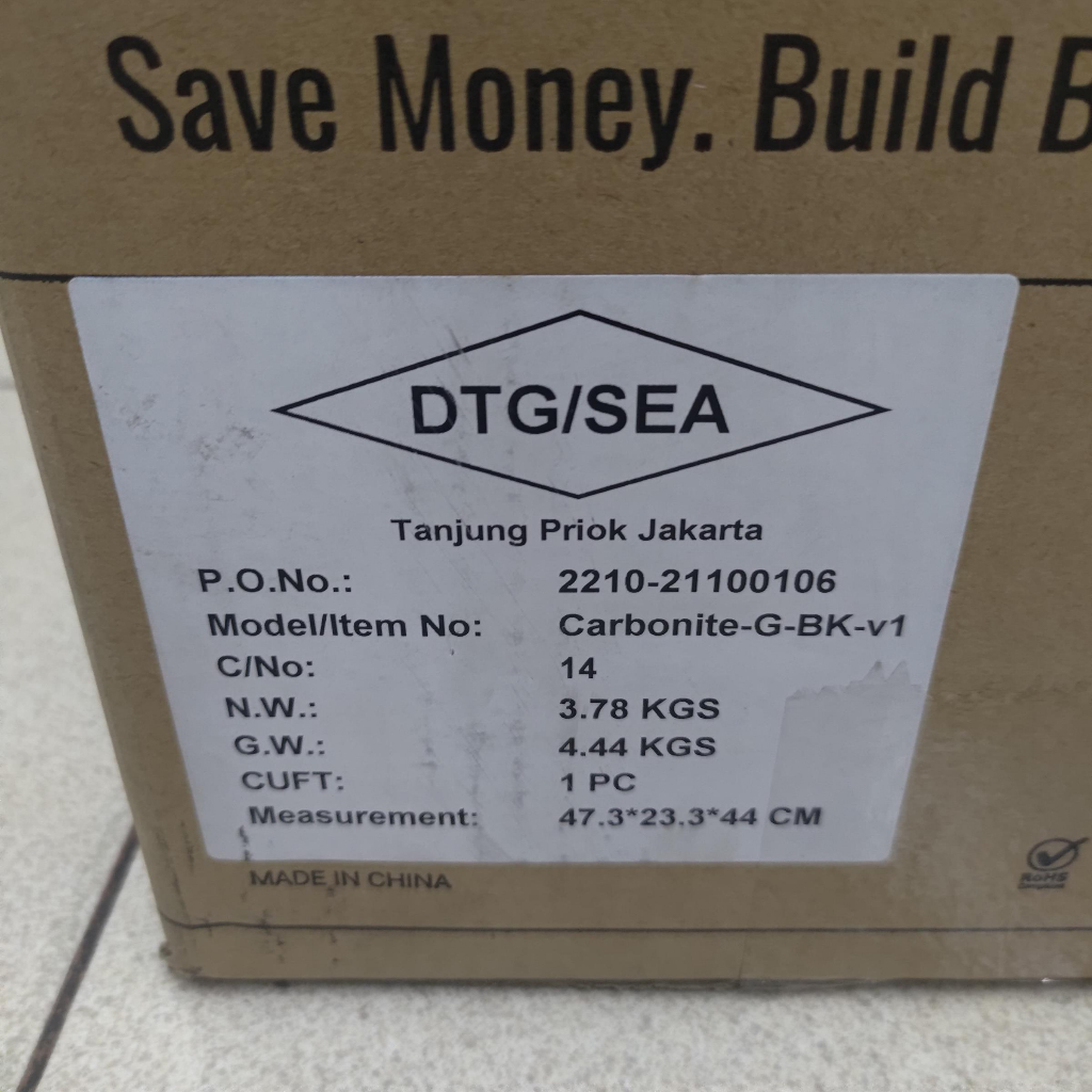 Aerocool CARBONITE FAN FROST Black Gaming Case Casing Aero Cool