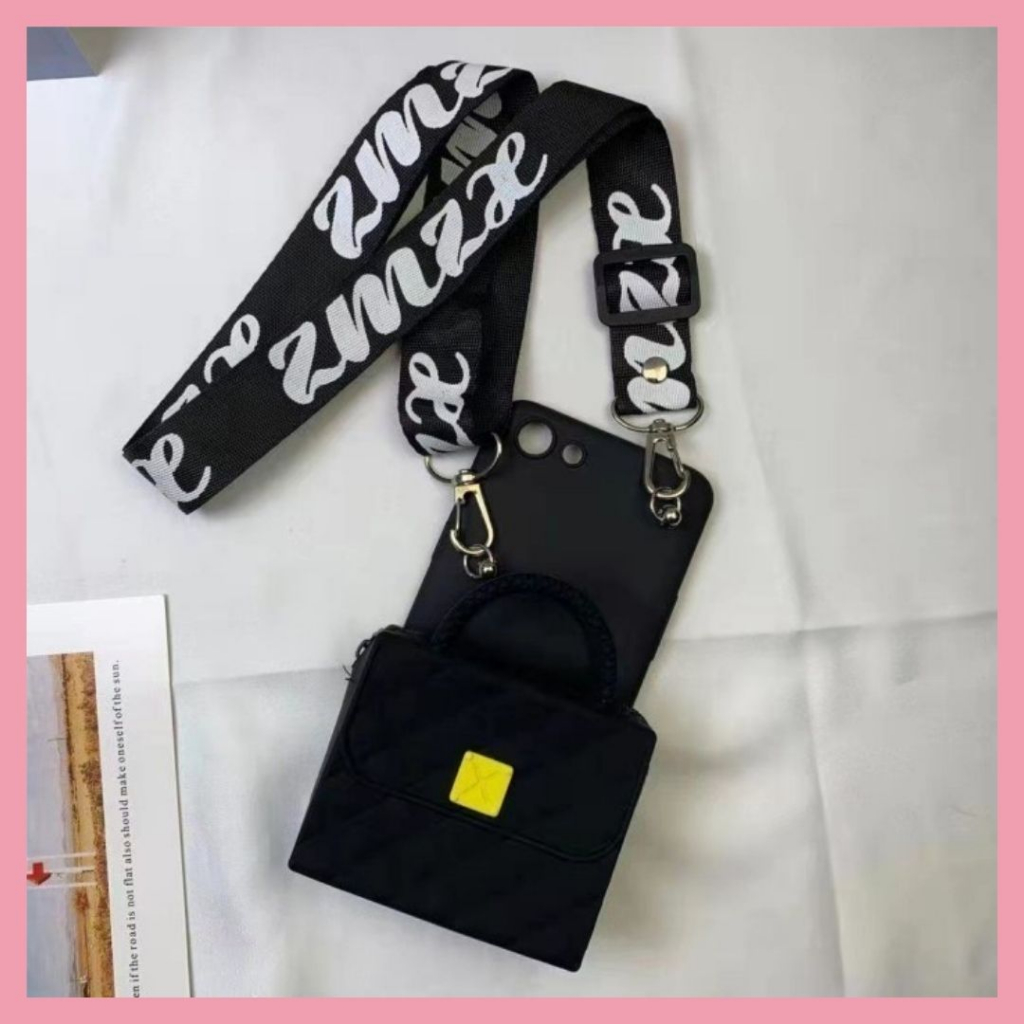 RENO 6 - RENO 5 PRO - RENO 3 PRO - RENO 3 case NEW 2021 tas selempang + TALI 2 motif hand bag lucu