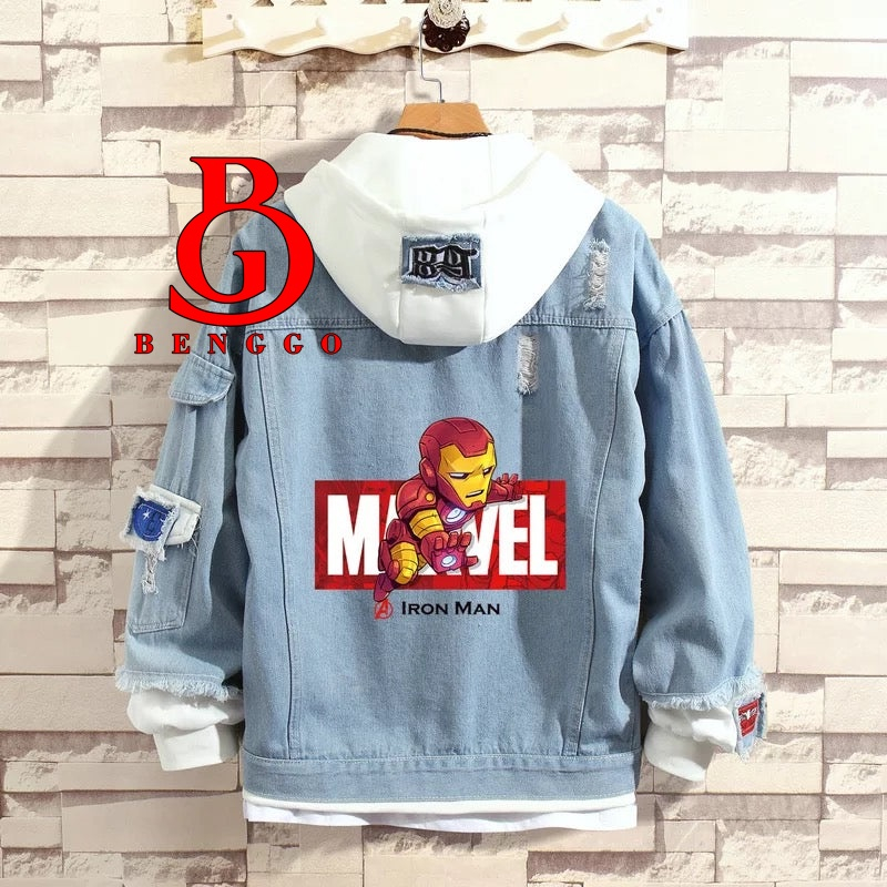 BENGGO.ID | Jaket Jeans Oversize / Jaket Jeans Oversize Pria / Jaket Jeans Oversize Wanita / Jaket J
